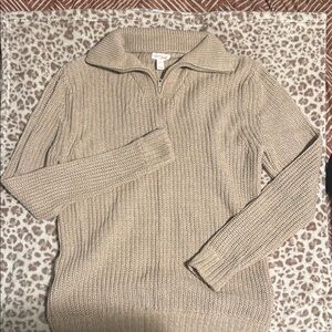 Boy’s Cozy Tan Knit Sweater